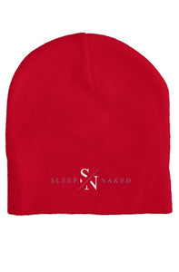 sleep naked apparel classic beanie red